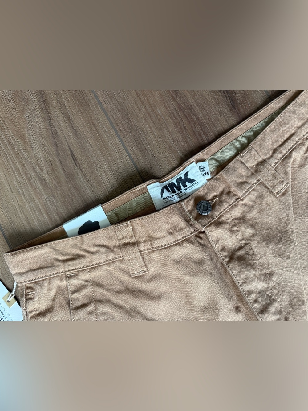 Mountain Khakis Mens 36x11 Alpine Utility Shorts Brown Khaki Cotton Canvas NWT - Picture 2 of 5